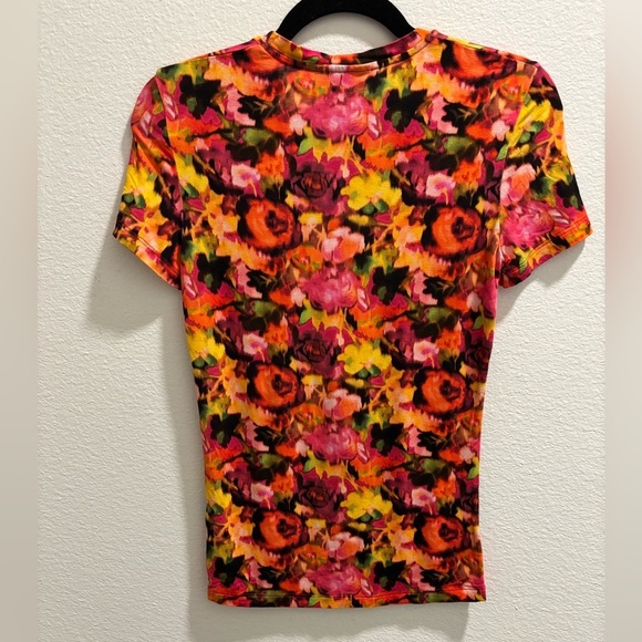 Saint + Sofia Floral Tee, size USA 6 - Picture 5 of 8